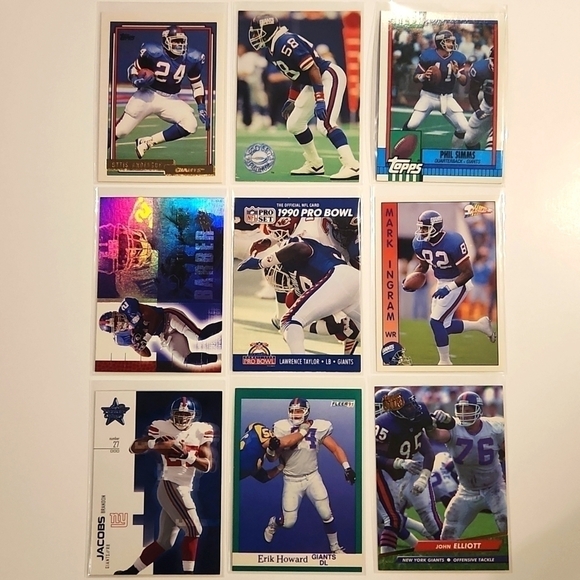 NEW York Giants 54 NFL Trading Cards - Picture 5 of 12